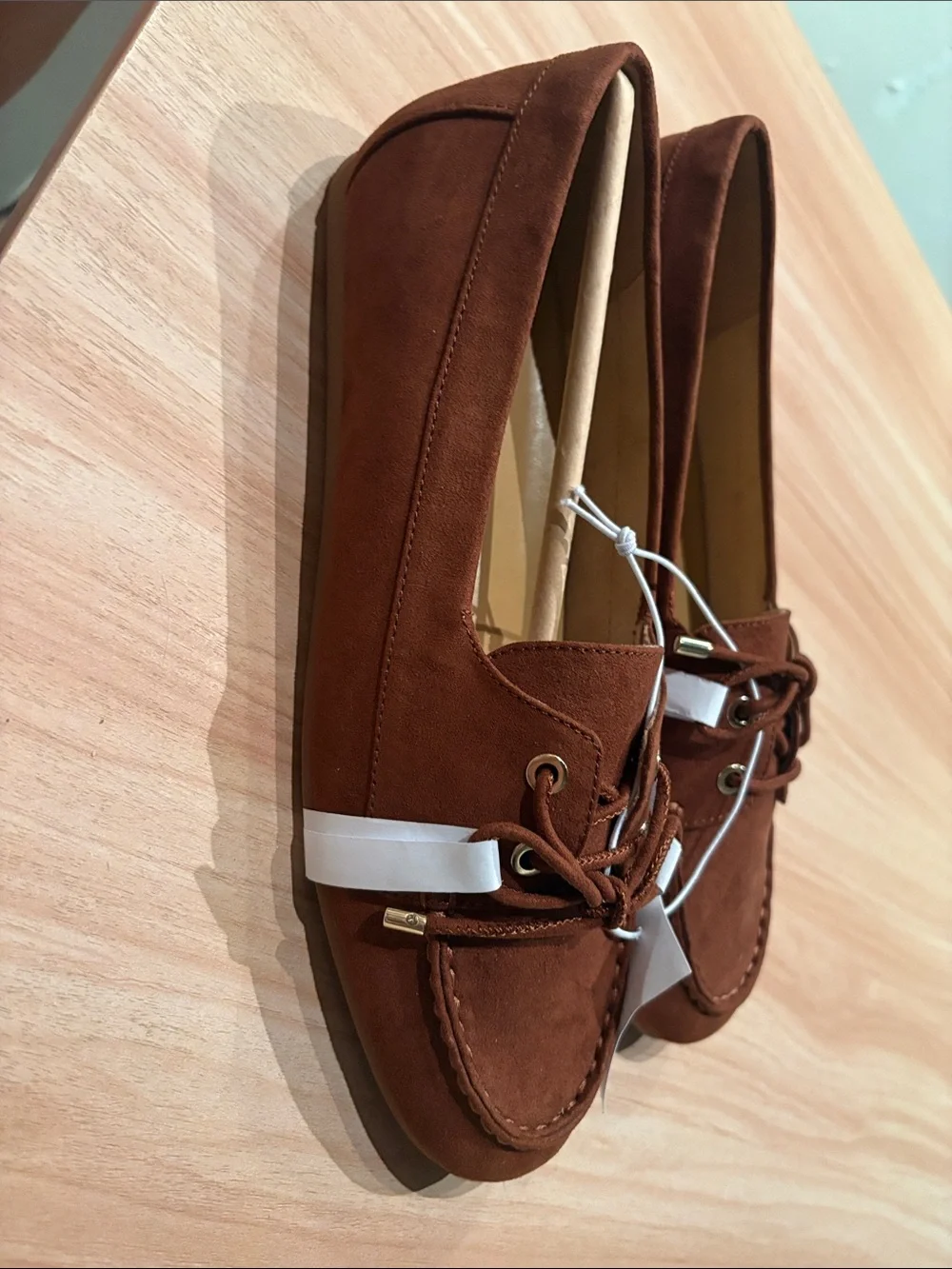 J. Crew Women's Suede Loafers in Chestnut Brown